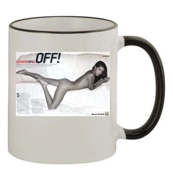 Shannon Elizabeth 11oz Colored Rim & Handle Mug