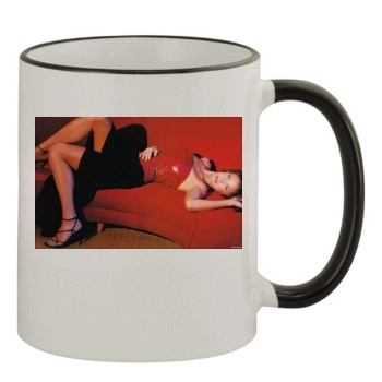 Shannon Elizabeth 11oz Colored Rim & Handle Mug