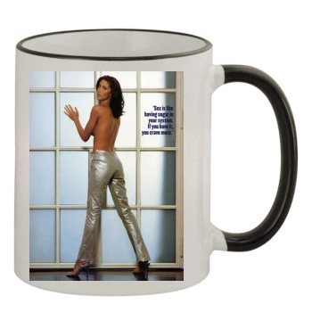 Shannon Elizabeth 11oz Colored Rim & Handle Mug