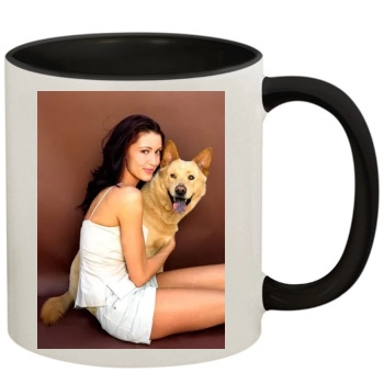 Shannon Elizabeth 11oz Colored Inner & Handle Mug