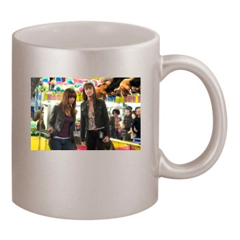 Shannon Elizabeth 11oz Metallic Silver Mug