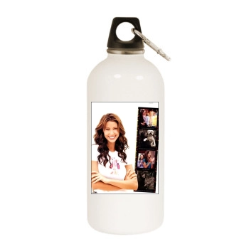 Shannon Elizabeth White Water Bottle With Carabiner