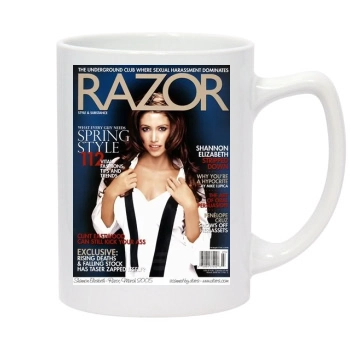 Shannon Elizabeth 14oz White Statesman Mug