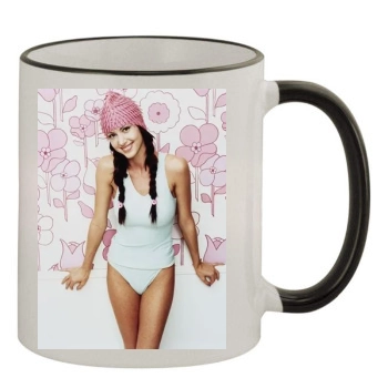 Shannon Elizabeth 11oz Colored Rim & Handle Mug