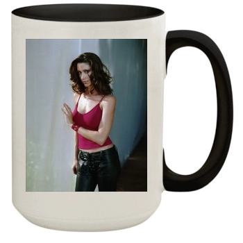 Shannon Elizabeth 15oz Colored Inner & Handle Mug