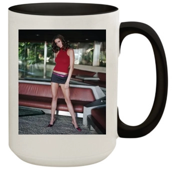 Shannon Elizabeth 15oz Colored Inner & Handle Mug