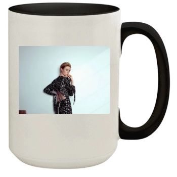 Elizabeth Debicki 15oz Colored Inner & Handle Mug