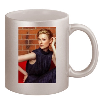 Elizabeth Debicki 11oz Metallic Silver Mug