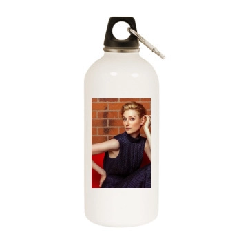 Elizabeth Debicki White Water Bottle With Carabiner