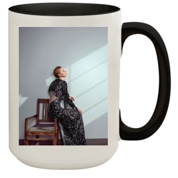 Elizabeth Debicki 15oz Colored Inner & Handle Mug