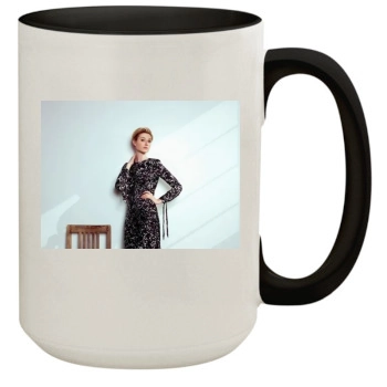 Elizabeth Debicki 15oz Colored Inner & Handle Mug