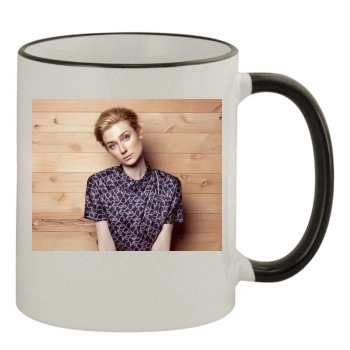 Elizabeth Debicki 11oz Colored Rim & Handle Mug