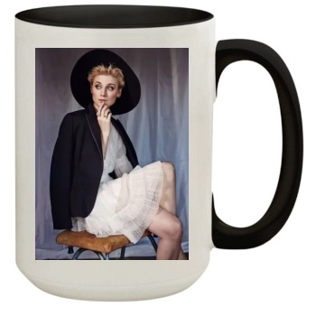 Elizabeth Debicki 15oz Colored Inner & Handle Mug