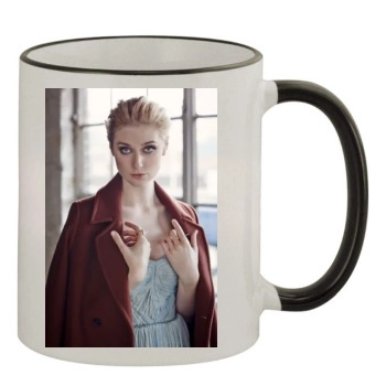 Elizabeth Debicki 11oz Colored Rim & Handle Mug