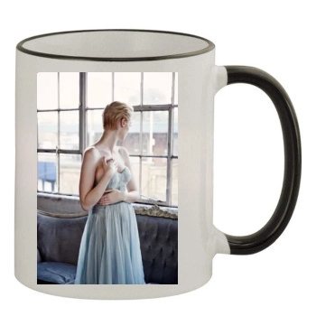 Elizabeth Debicki 11oz Colored Rim & Handle Mug