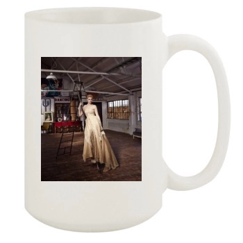 Elizabeth Debicki 15oz White Mug