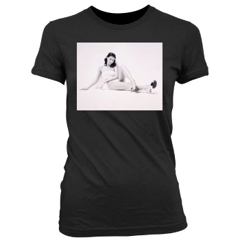 Shannon Elizabeth Women's Junior Cut Crewneck T-Shirt