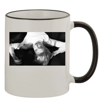 Elizabeth Debicki 11oz Colored Rim & Handle Mug