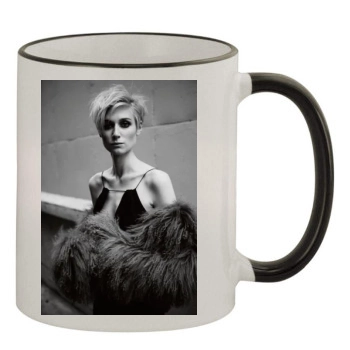 Elizabeth Debicki 11oz Colored Rim & Handle Mug