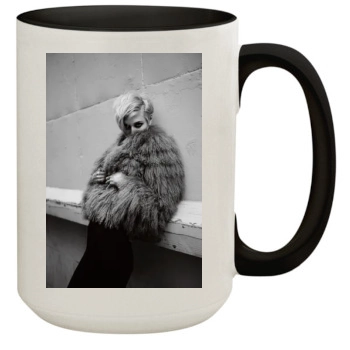 Elizabeth Debicki 15oz Colored Inner & Handle Mug