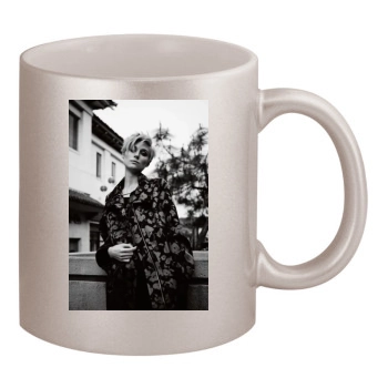 Elizabeth Debicki 11oz Metallic Silver Mug