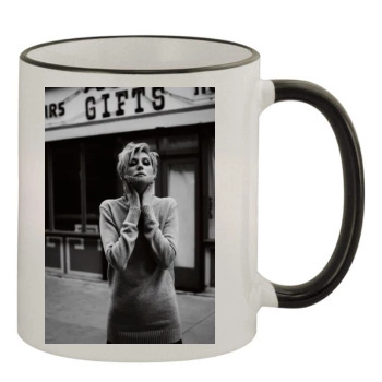 Elizabeth Debicki 11oz Colored Rim & Handle Mug