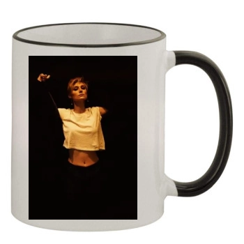 Elizabeth Debicki 11oz Colored Rim & Handle Mug