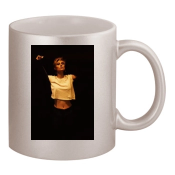 Elizabeth Debicki 11oz Metallic Silver Mug