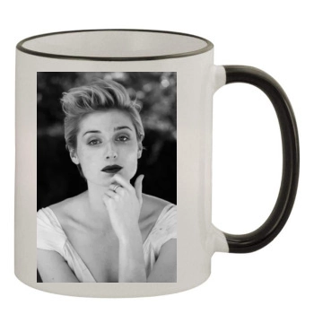 Elizabeth Debicki 11oz Colored Rim & Handle Mug