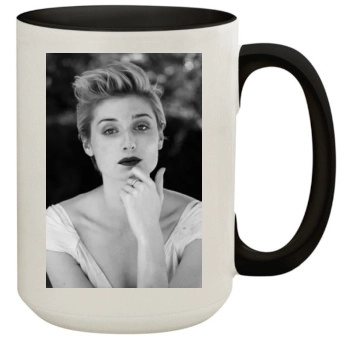 Elizabeth Debicki 15oz Colored Inner & Handle Mug