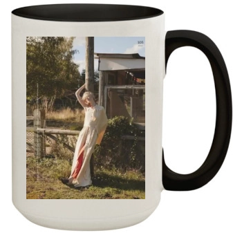 Elizabeth Debicki 15oz Colored Inner & Handle Mug