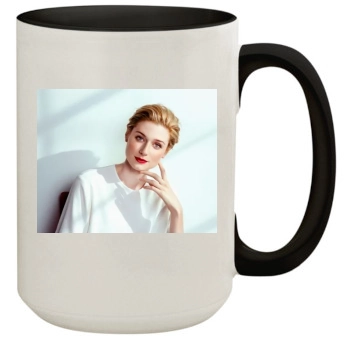 Elizabeth Debicki 15oz Colored Inner & Handle Mug