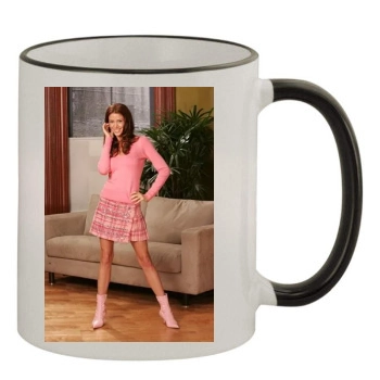 Shannon Elizabeth 11oz Colored Rim & Handle Mug