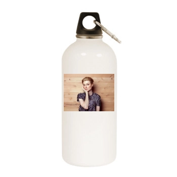 Elizabeth Debicki White Water Bottle With Carabiner