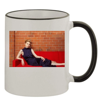 Elizabeth Debicki 11oz Colored Rim & Handle Mug