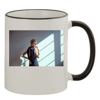 Elizabeth Debicki 11oz Colored Rim & Handle Mug