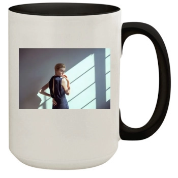 Elizabeth Debicki 15oz Colored Inner & Handle Mug