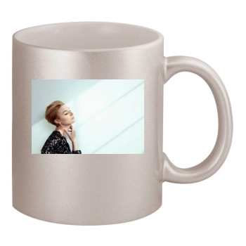 Elizabeth Debicki 11oz Metallic Silver Mug