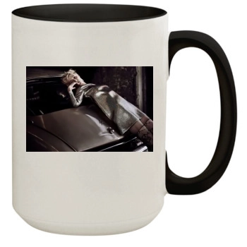 Elizabeth Debicki 15oz Colored Inner & Handle Mug