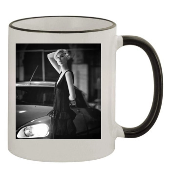 Elizabeth Debicki 11oz Colored Rim & Handle Mug