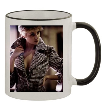 Elizabeth Debicki 11oz Colored Rim & Handle Mug