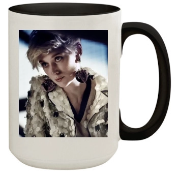 Elizabeth Debicki 15oz Colored Inner & Handle Mug