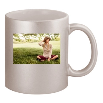 Elizabeth Debicki 11oz Metallic Silver Mug