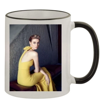 Elizabeth Debicki 11oz Colored Rim & Handle Mug