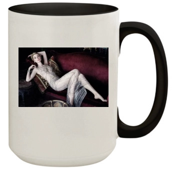 Elizabeth Debicki 15oz Colored Inner & Handle Mug