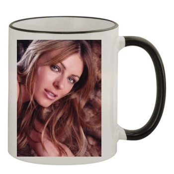 Elizabeth Hurley 11oz Colored Rim & Handle Mug