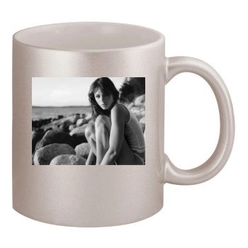 Elizabeth Hurley 11oz Metallic Silver Mug