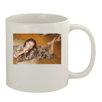 Elizabeth Hurley 11oz White Mug