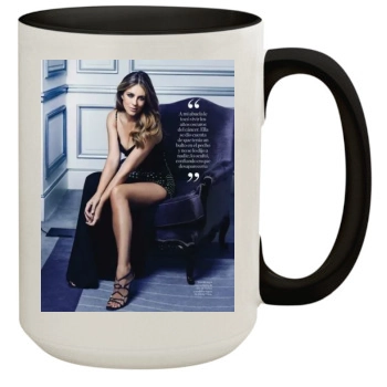 Elizabeth Hurley 15oz Colored Inner & Handle Mug