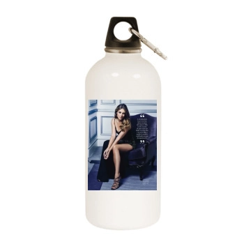 Elizabeth Hurley White Water Bottle With Carabiner